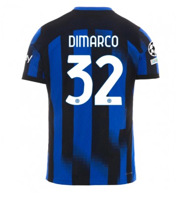 Inter Milan Federico Dimarco #32 Hjemmebanetrøje 2023-24 Kort ærmer